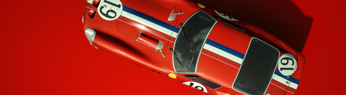 Ferrari 250 GTO Silver Tour de France 1964 Limited Poster