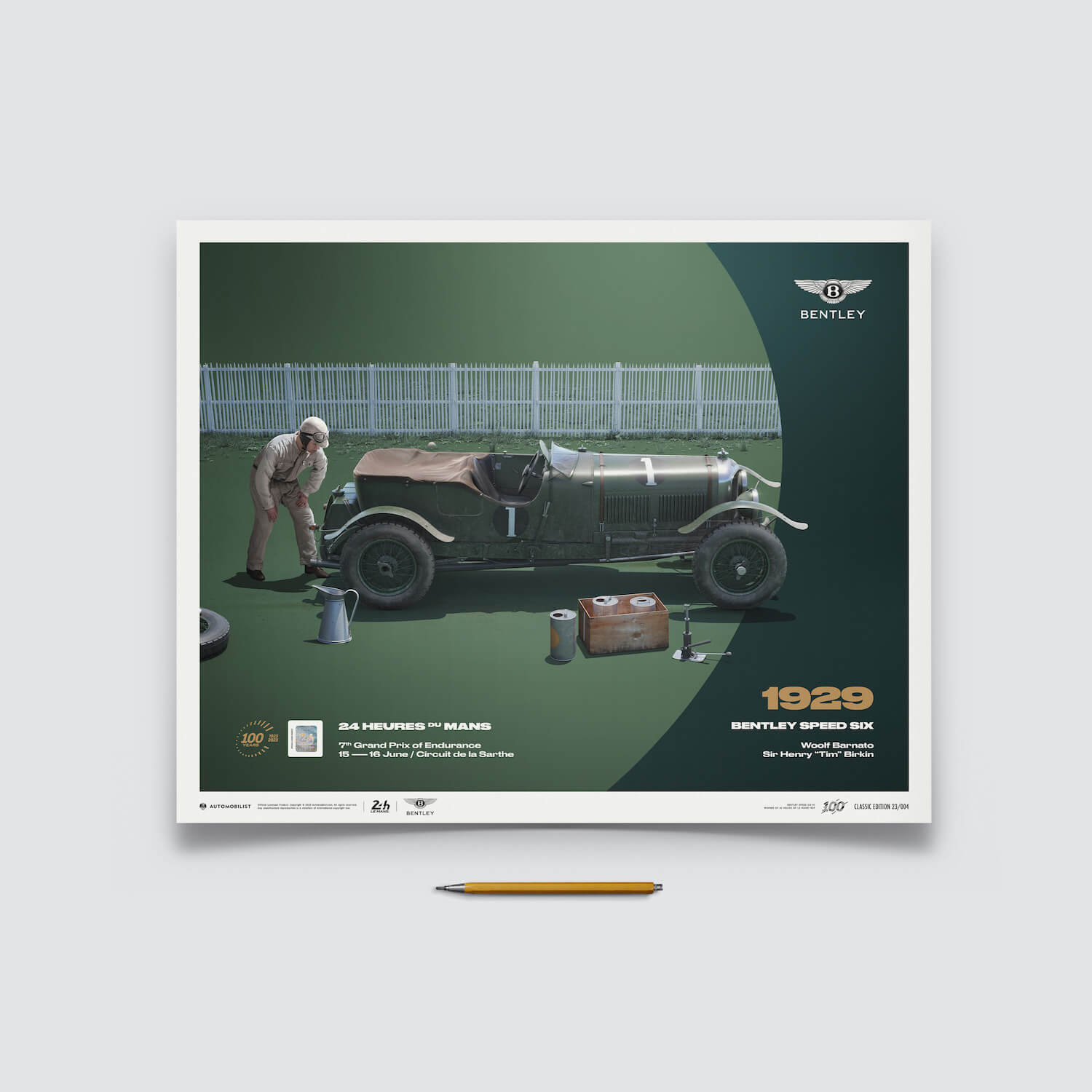 Bentley Speed ​​Six - 24h du Mans - 100ème Anniversaire - 1929