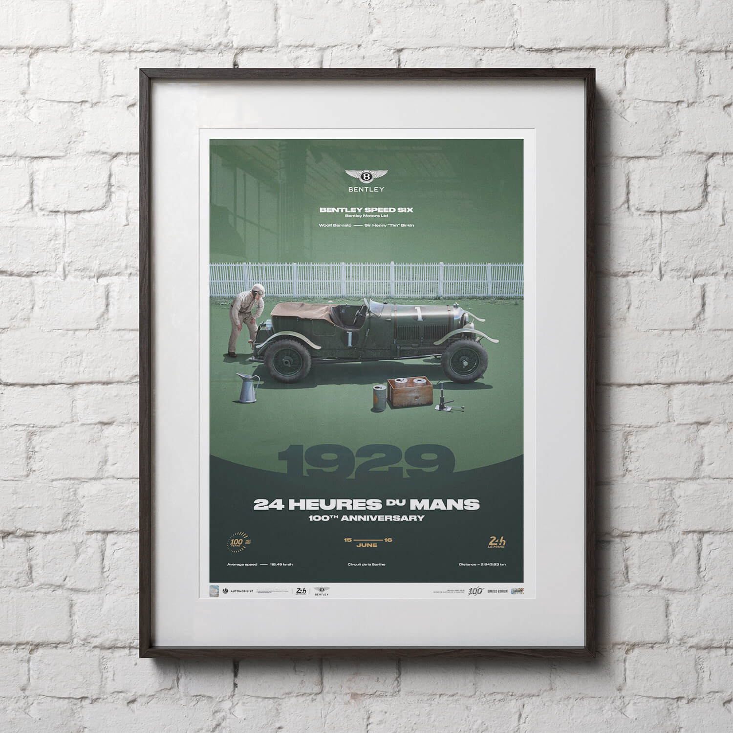 Bentley Speed Six - 24h Le Mans - 100th Anniversary - 1929