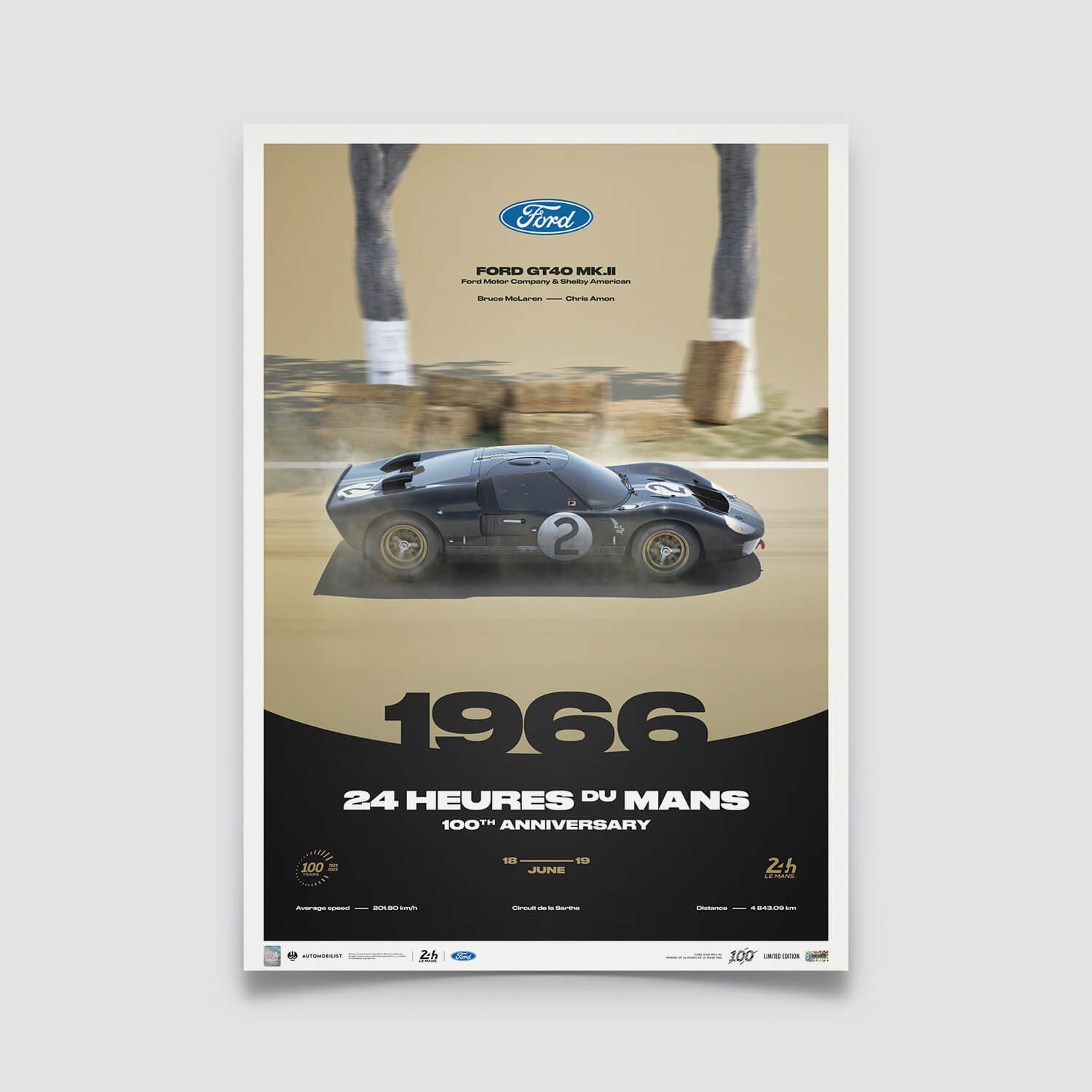 Ford GT40 Mk.II - 24h du Mans - 100ème anniversaire - 1966