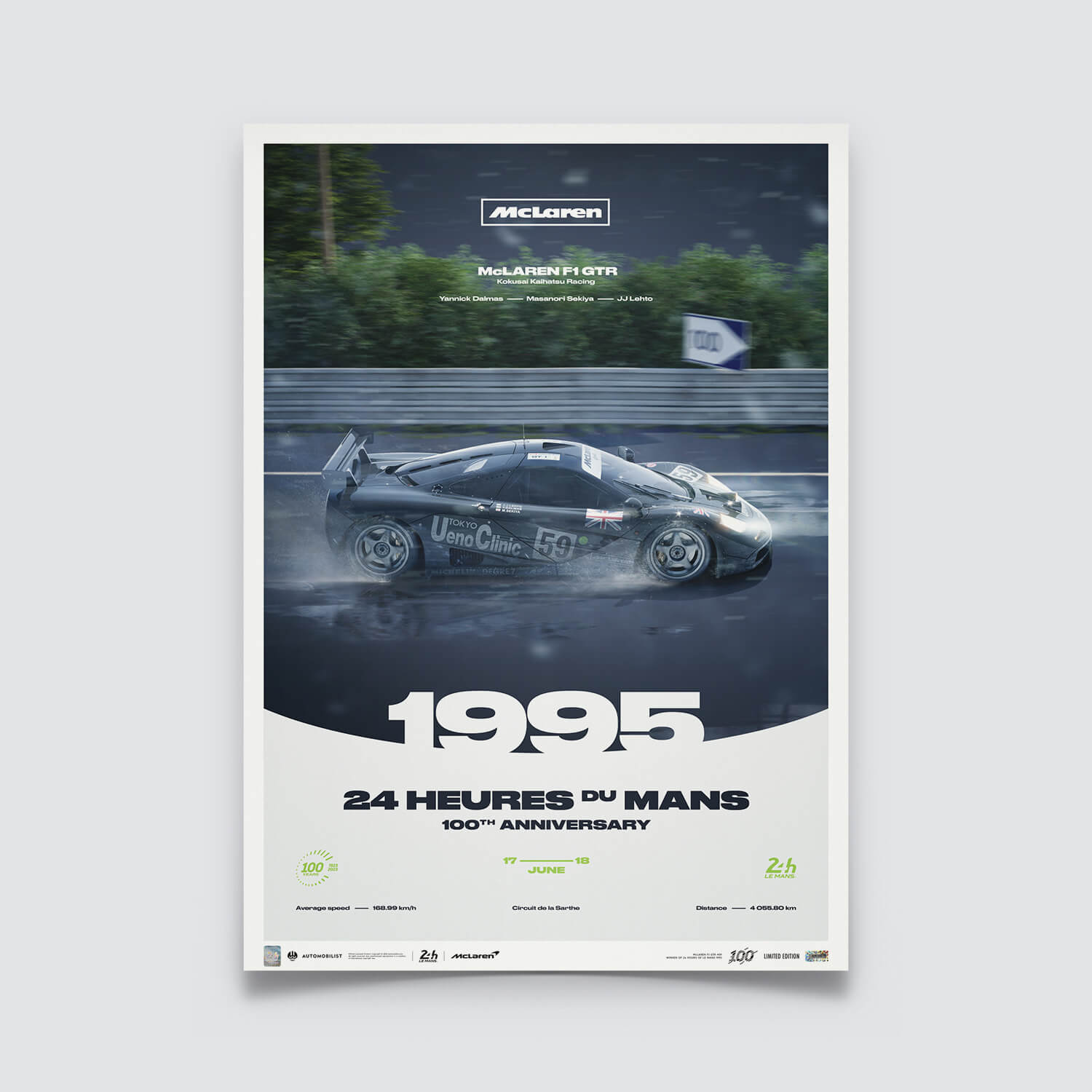 McLaren F1 GTR - 24h Le Mans - 100th Anniversary - 1995