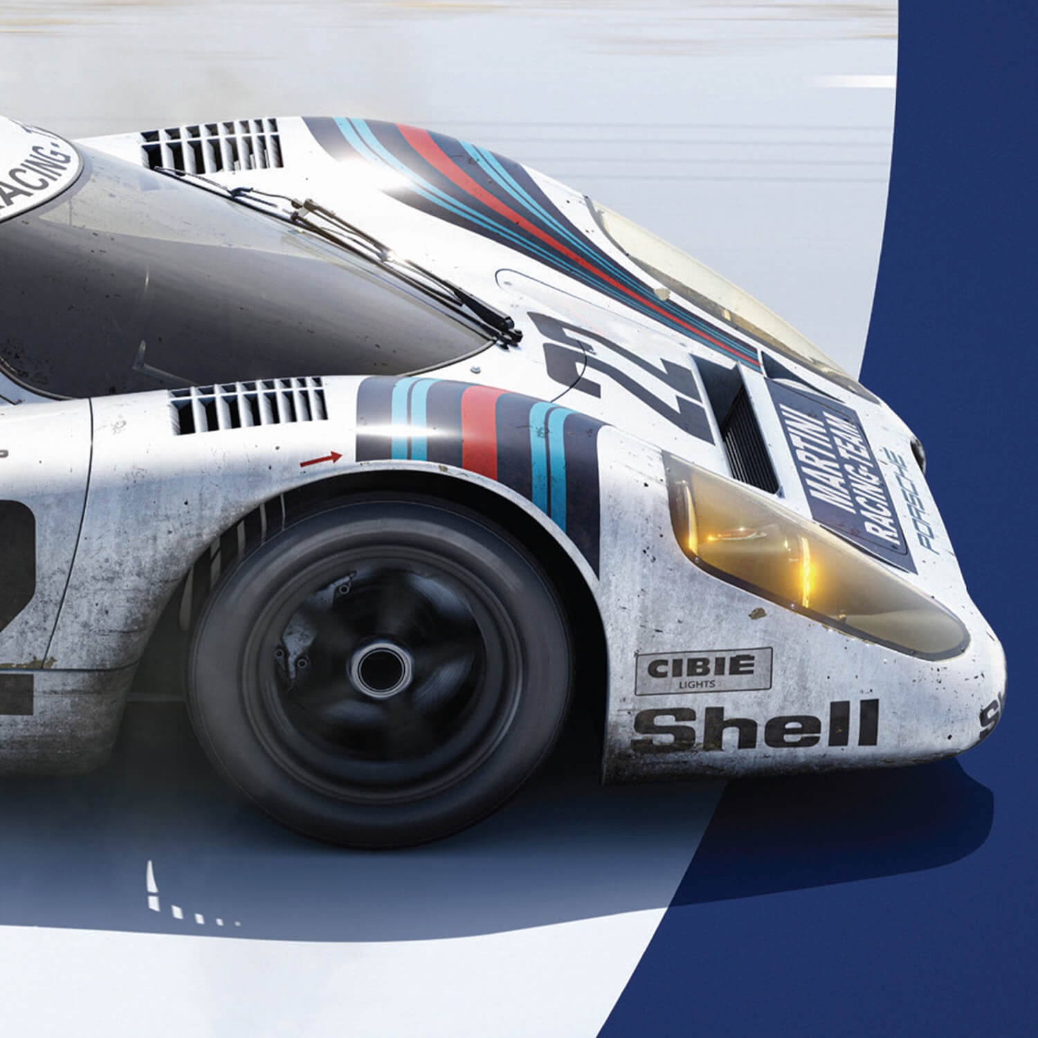 Sneaker PUMA Porsche 917 KH 1971 Numero 22 MARTINI RACING - Edizione Limitata 2025, Taglia 42,5