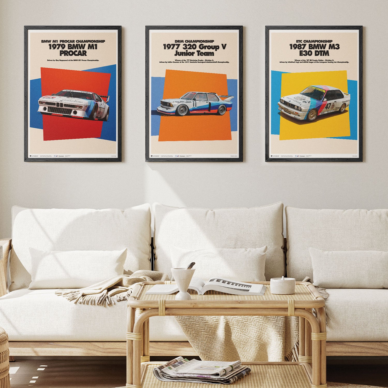 1977 BMW 320 Group 5 DRM | BMW Art Car Series | BMW M Poster