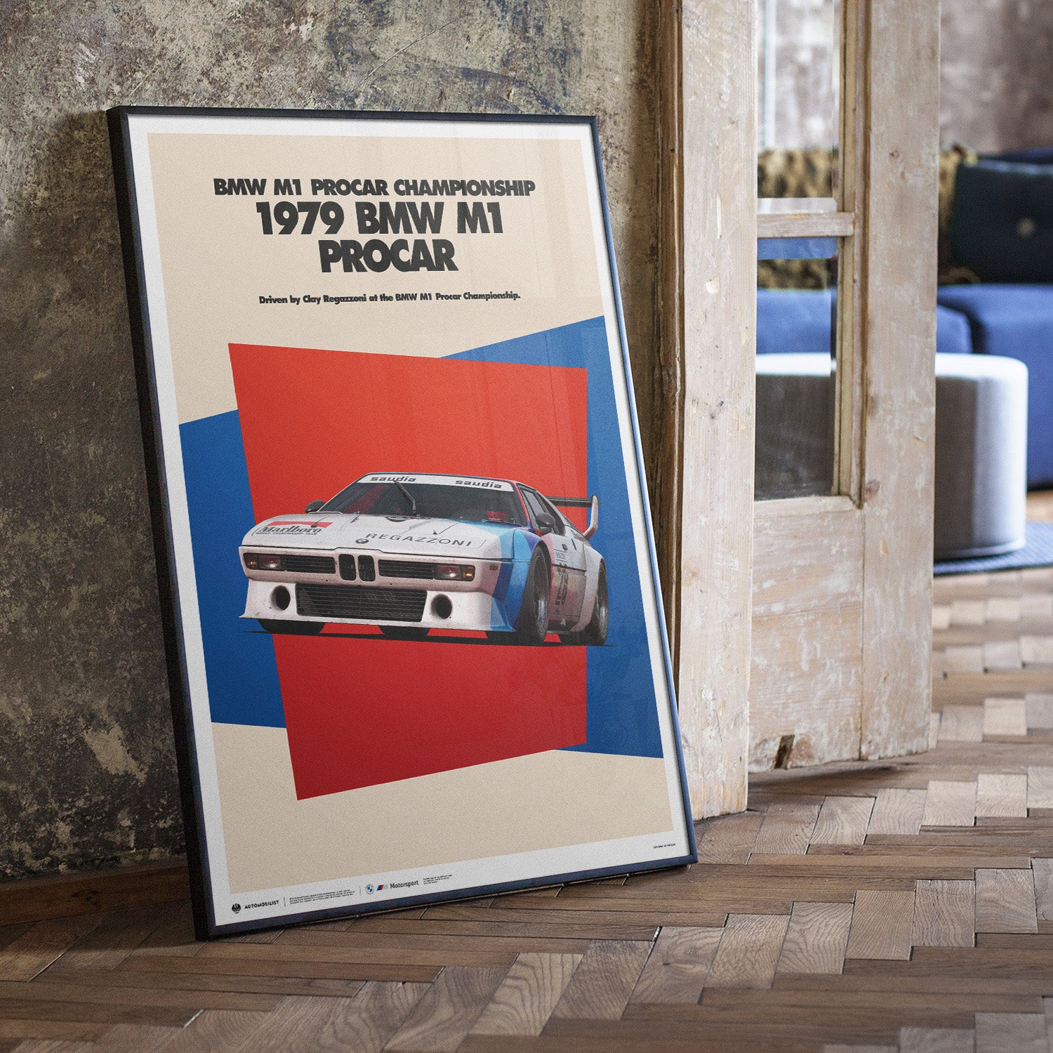 1979 BMW M1 Procar | BMW Art Car Series | BMW M Poster