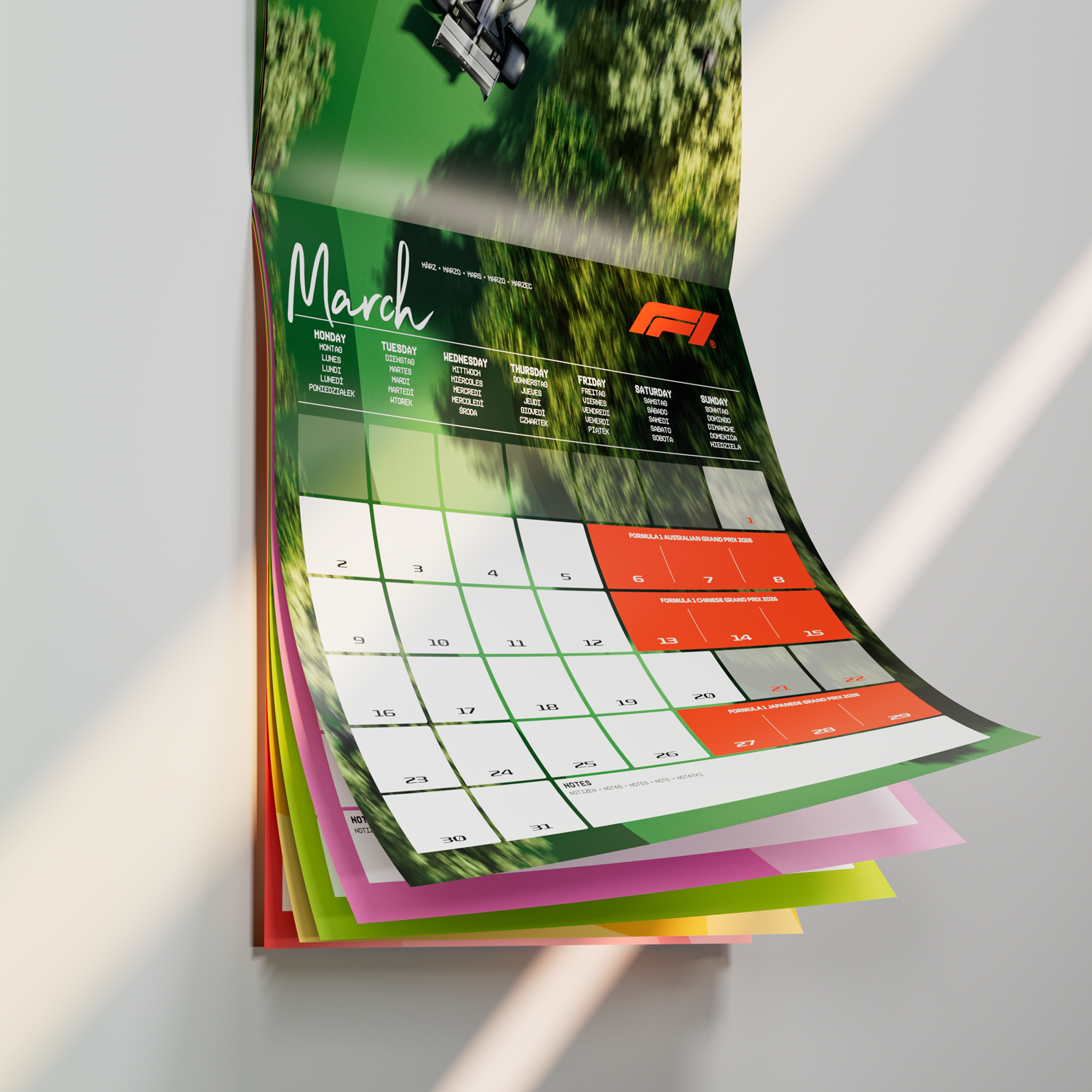 Formula 1® Official Calendar - 2026