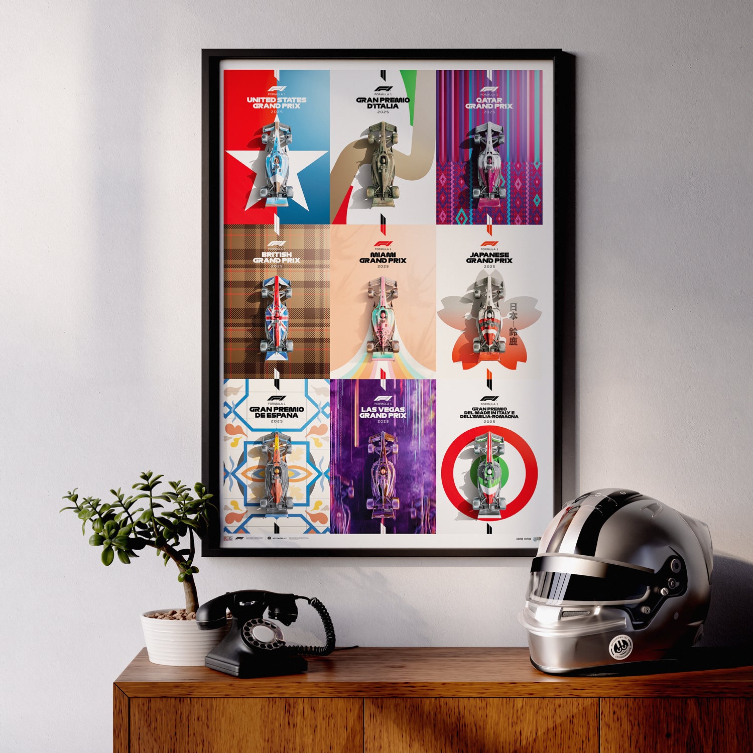 Formula 1® 75th Anniversary | The Year at a Glance | Official Poster