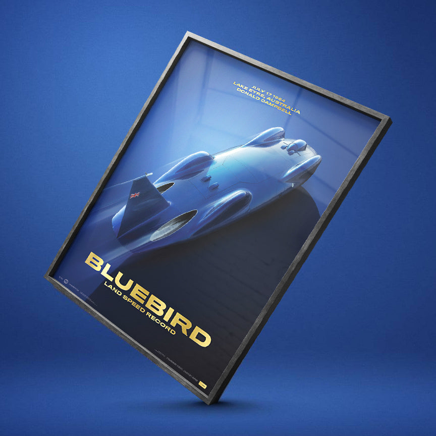 Bluebird | 1964 Donald Campbell | Collector's Edition Poster