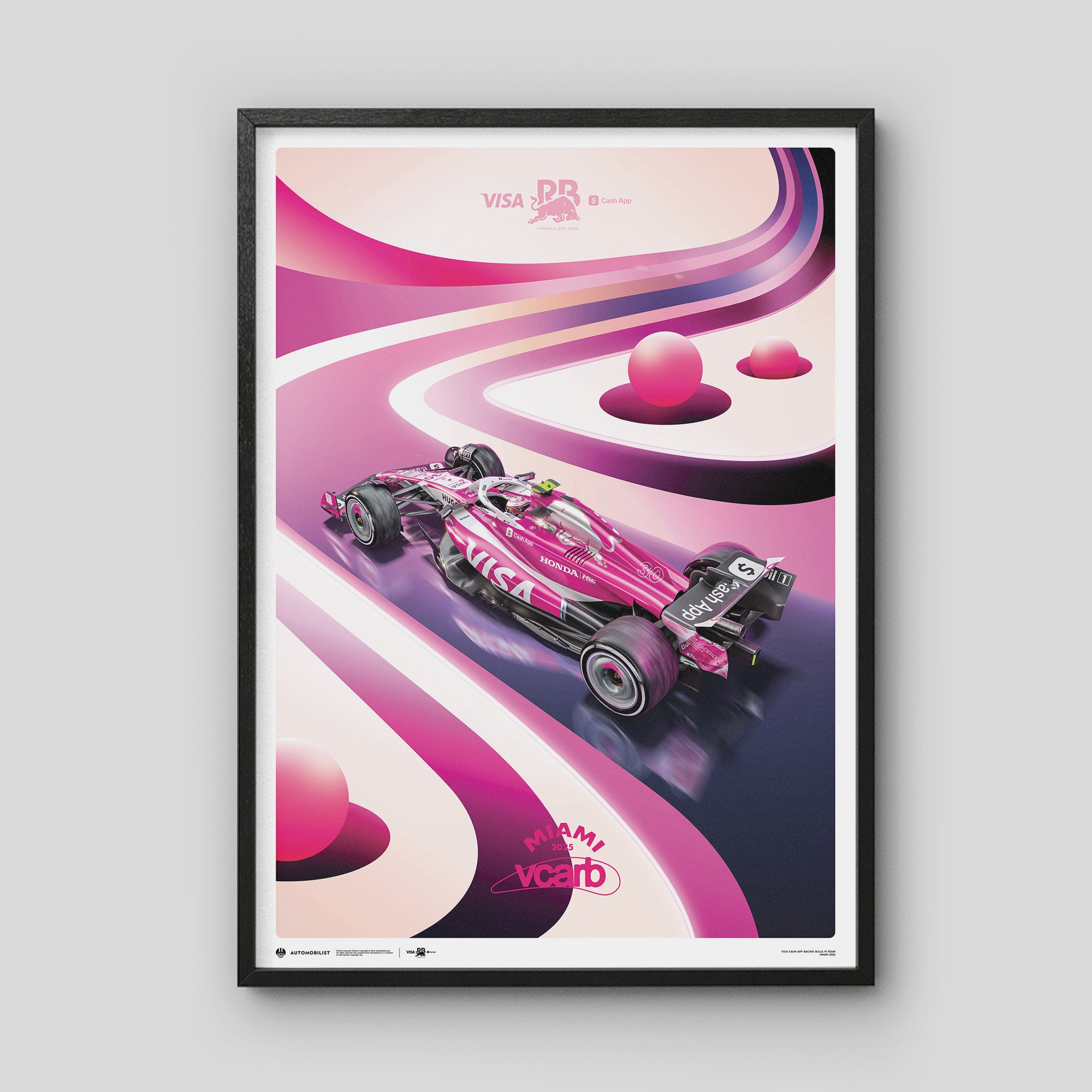 Visa Cash App RB | Miami Grand Prix™ 2025 | Special Edition Poster