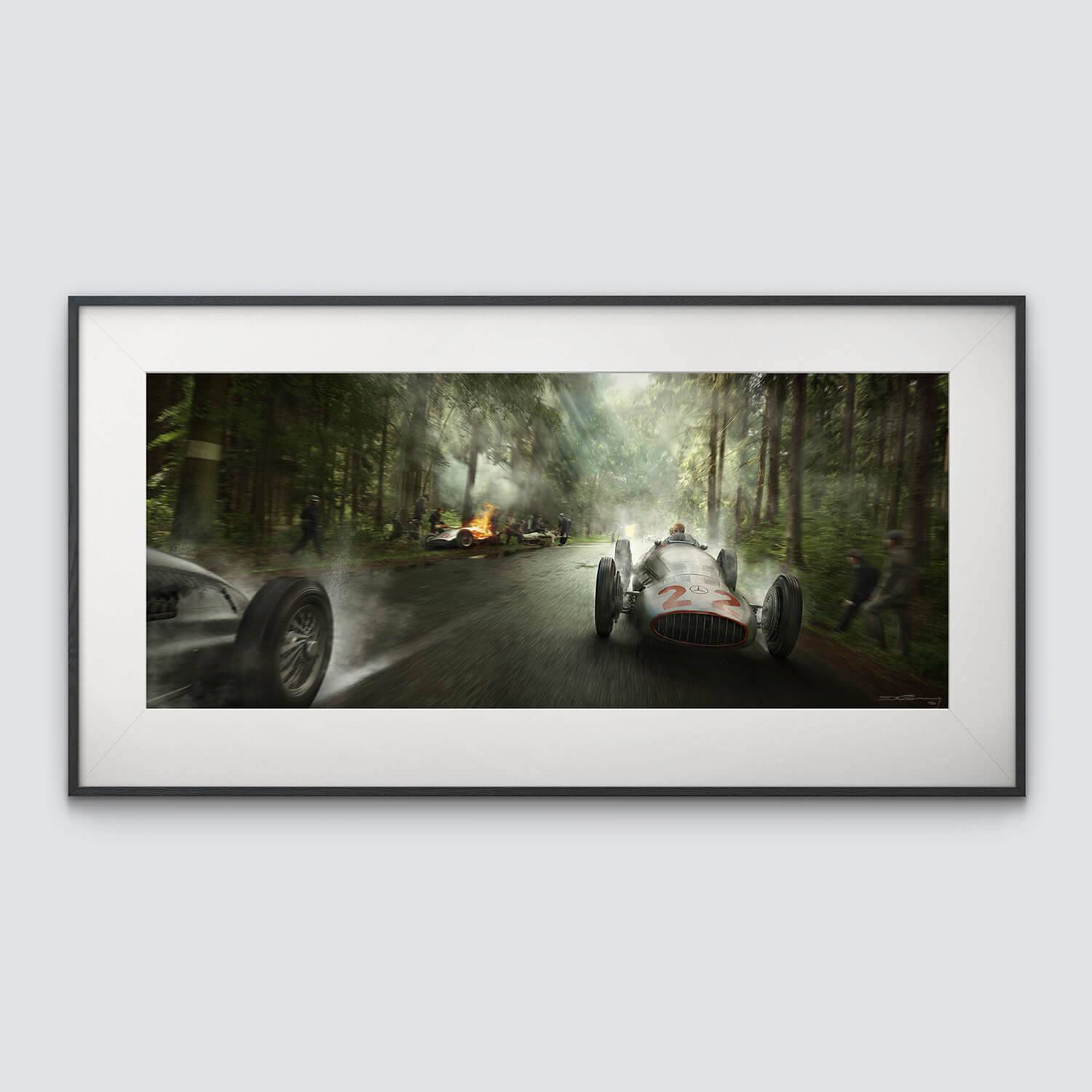 A Dampened Victory - Artwork - Unframed - Small - Automobilist