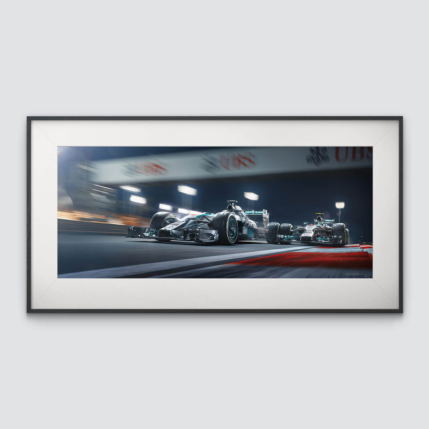 Duel In The Desert - Mercedes-AMG - Lewis Hamilton & Nico Rosberg - Bahrain - 2014 - Automobilist