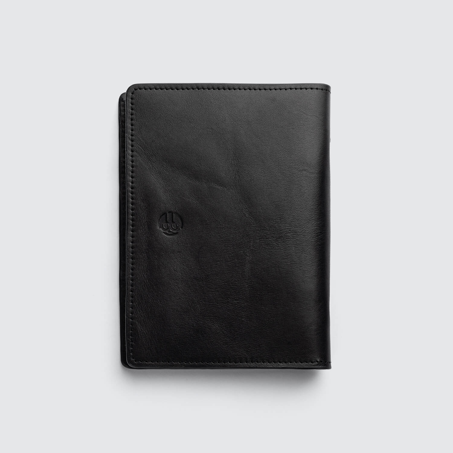 Leather Notebook - James Hunt - Black
