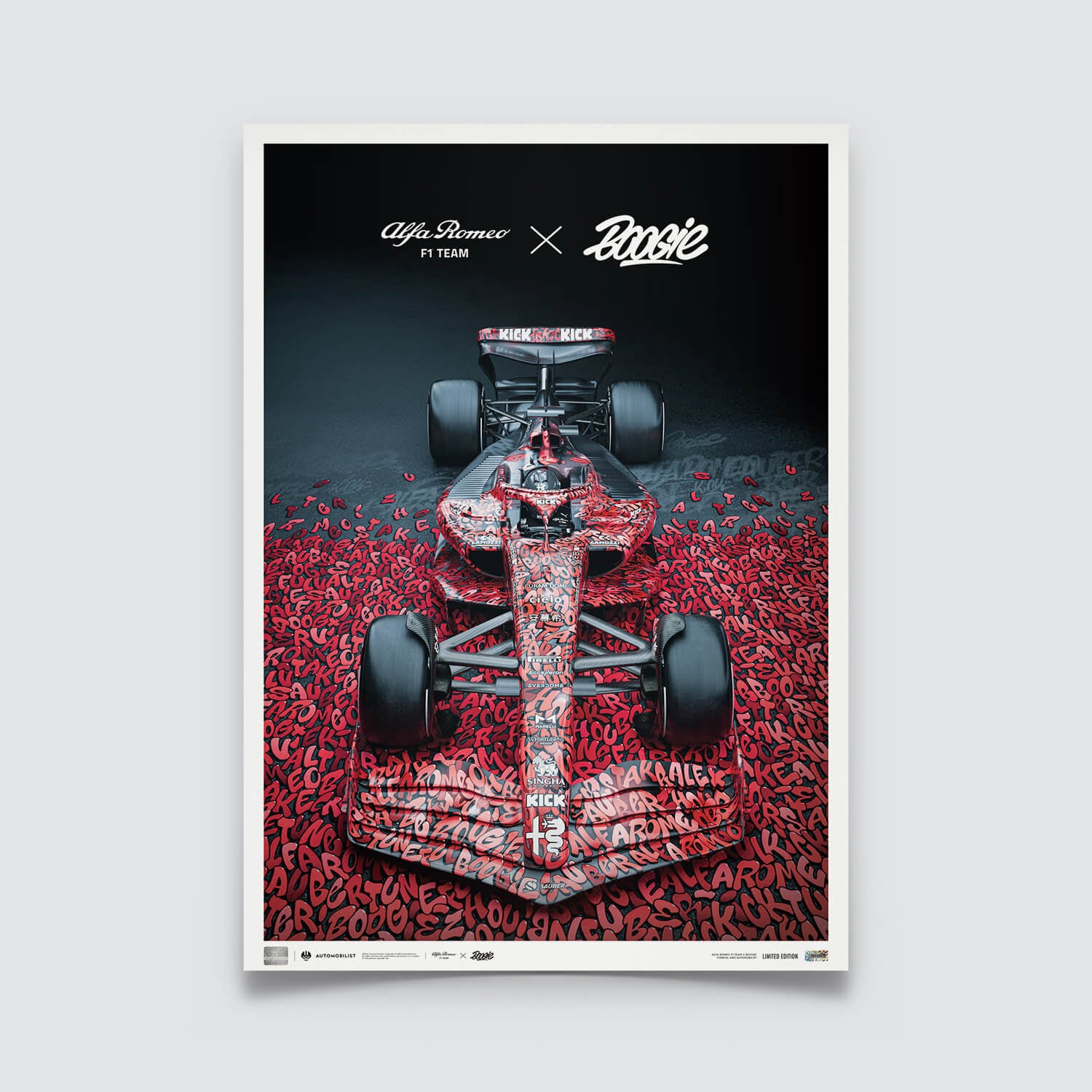 Alfa Romeo F1 Team x BOOGIE - Art Car - Camouflage