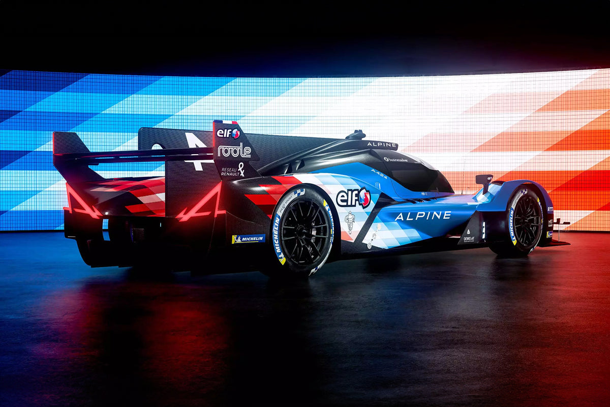 Alpine Machine 40 Alpine A424 | 2024 | Official Event 24h Le Mans Poster | Automobilist