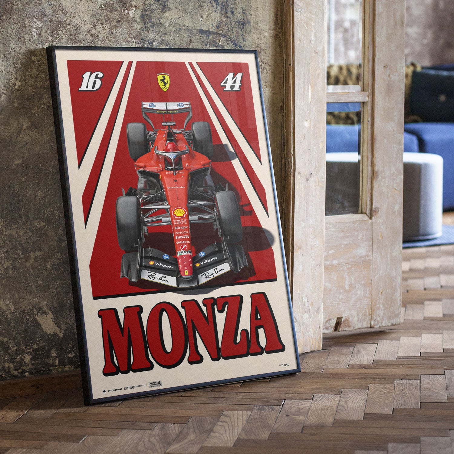 Scuderia Ferrari HP | Monza 2026 | Special Livery | Official Poster