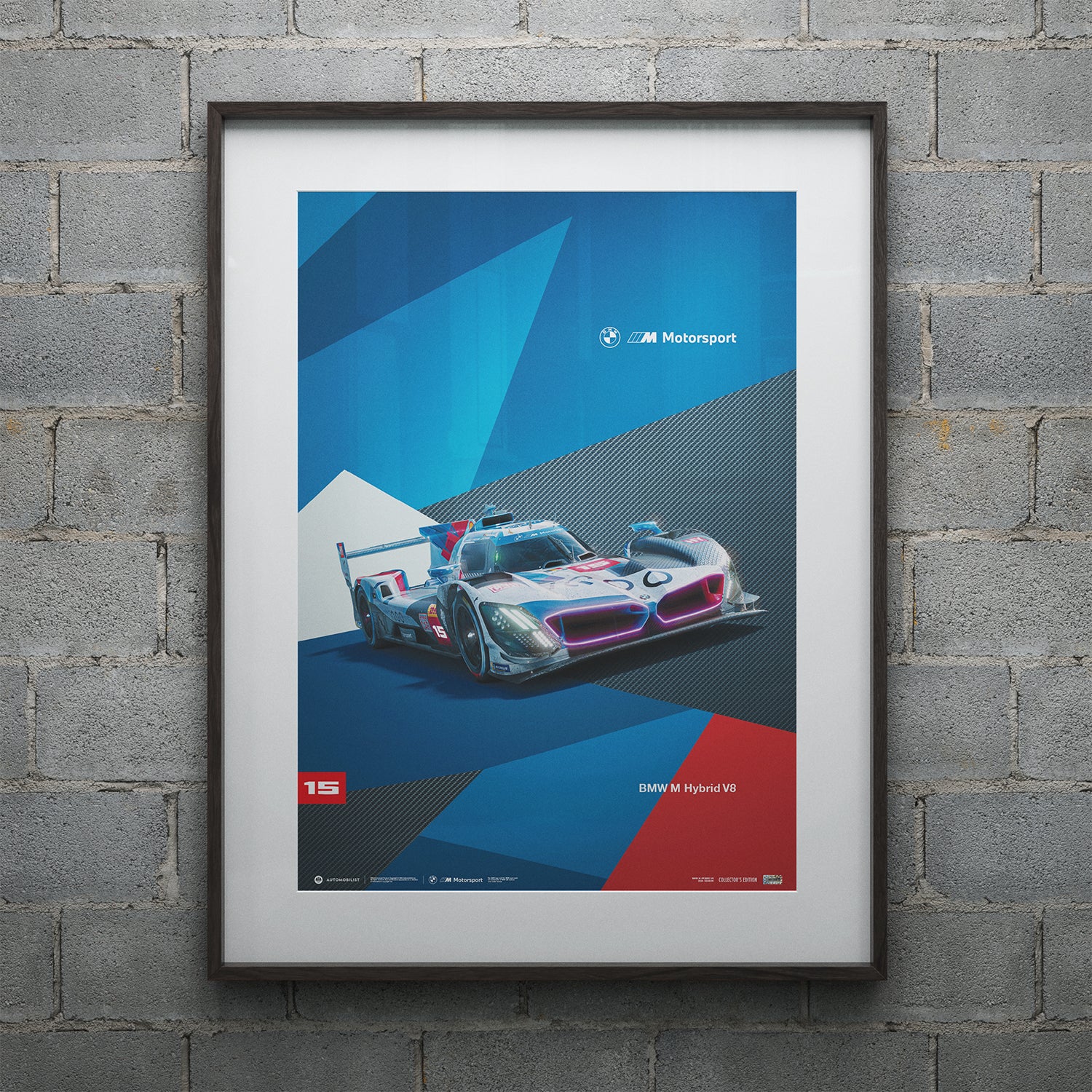 BMW M Hybrid V8 | 2024 World Endurance Championship | Collector’s Edition BMW Poster