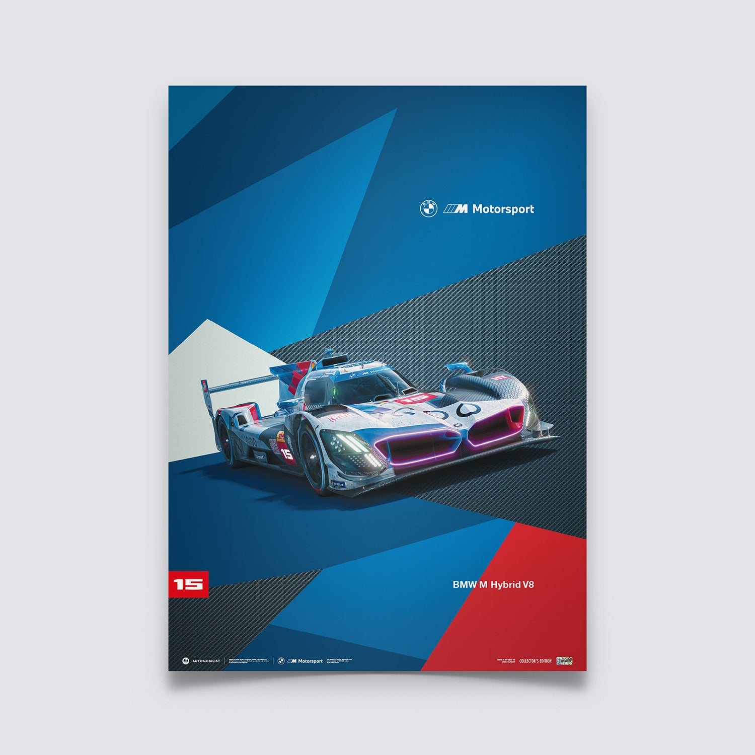 BMW M Hybrid V8 | 2024 World Endurance Championship | Collector’s Edition BMW Poster