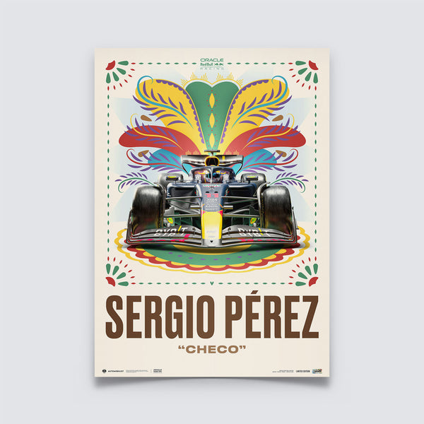 Oracle Red Bull Racing - Sergio "Checo" Pérez 2024 | Mexican Grand Prix Poster | Limited Poster