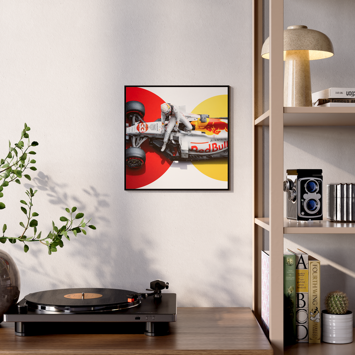 Oracle Red Bull Racing | 2021 The White Bull Honda Livery Turkish Grand Prix | Metal Print