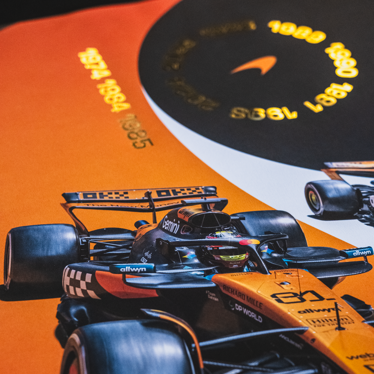 McLaren Formula 1 Team | 2025 Constructors’ World Champions | Official Poster