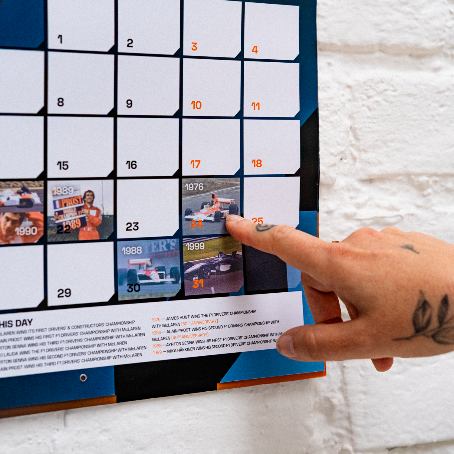 McLaren Official Calendar - 2026