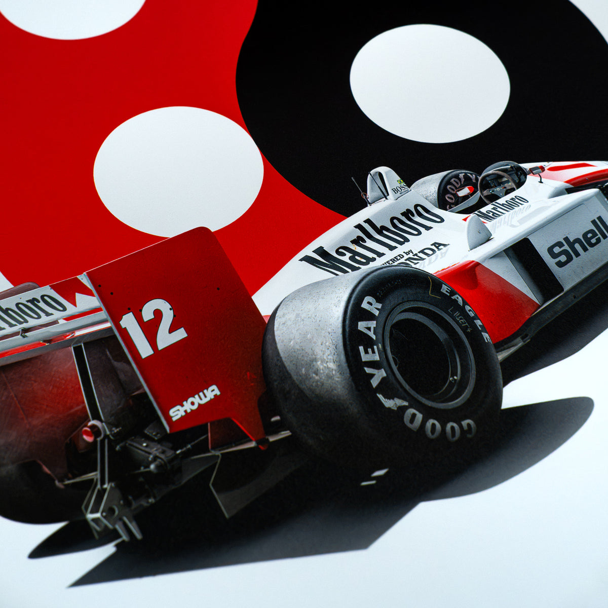 McLaren MP4/4 | 1988 Ayrton Senna 88 San Marino GP | Metal Print