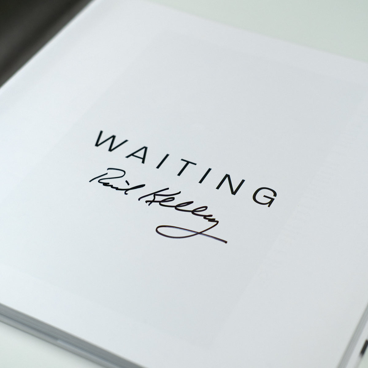 Waiting | Signed by Richard Kelley | Book