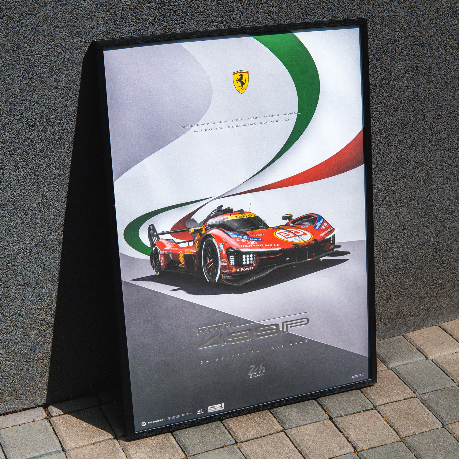 Ferrari 499P | 24 Hours of Le Mans 2026 | Official Poster