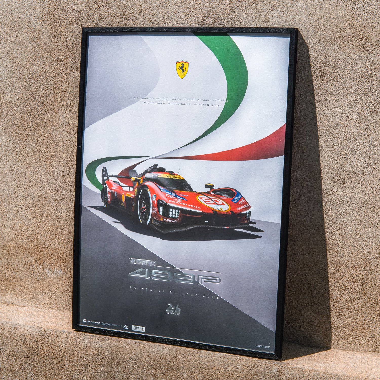 Ferrari 499P | 24 Hours of Le Mans 2026 | Official Poster