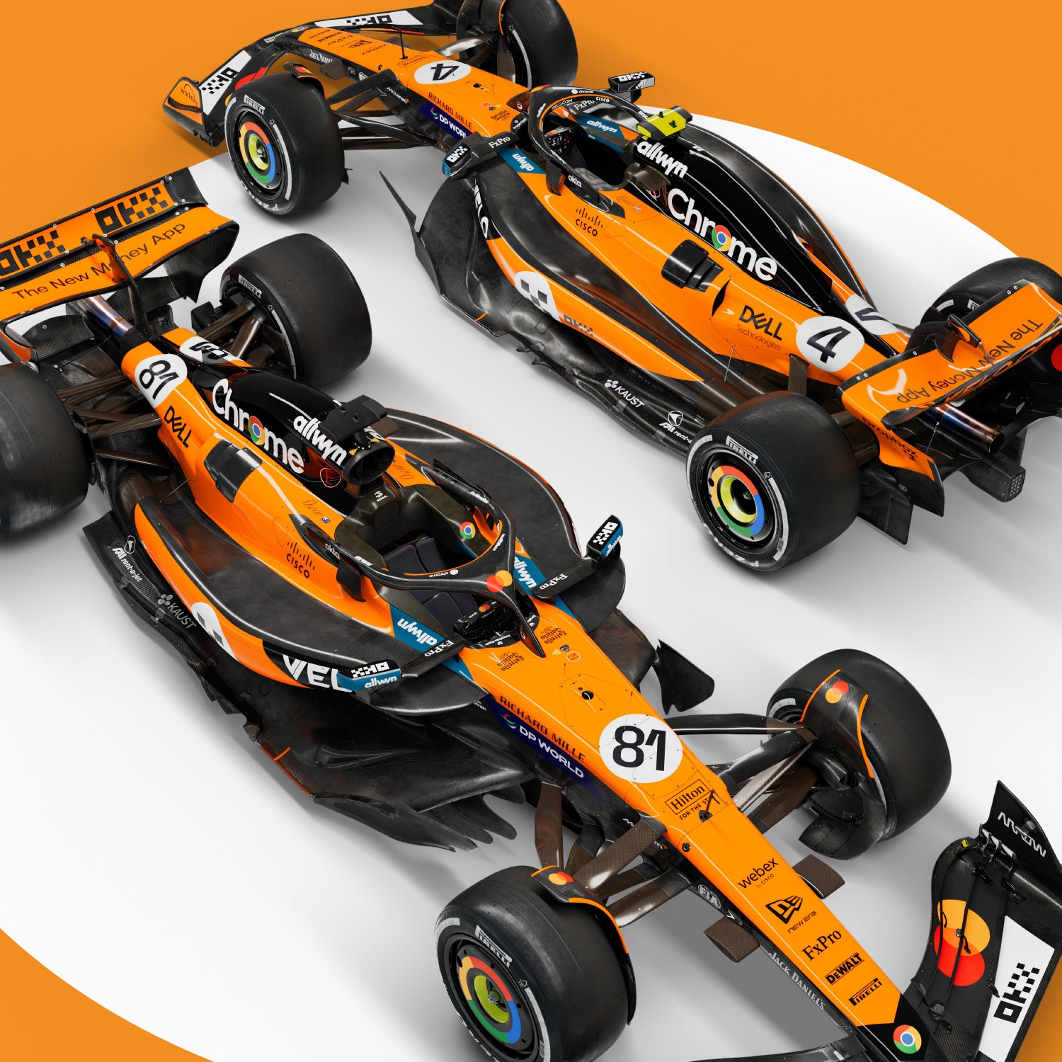 McLaren Formula 1 Team | Monaco Livery 2025 | Poster