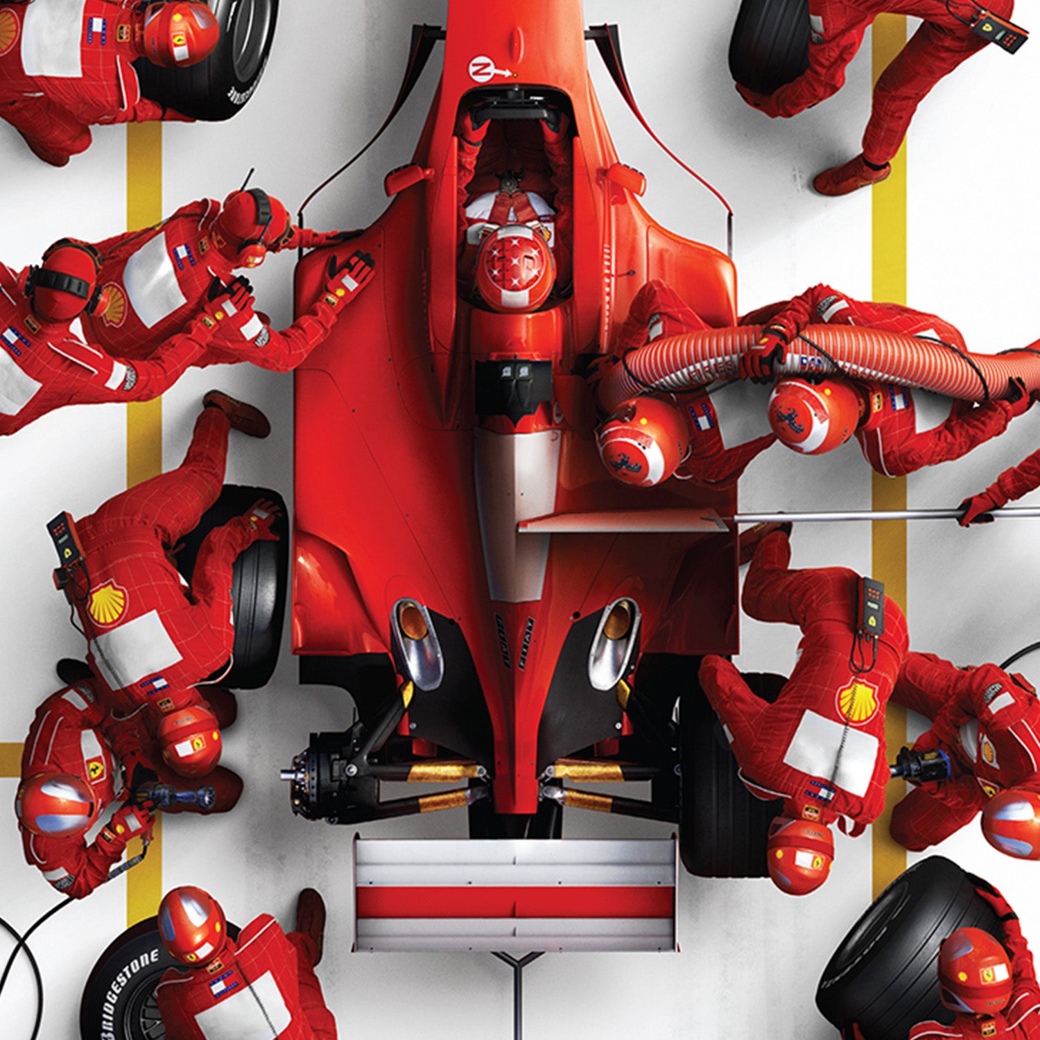 Ferrari F1-2000 Pit Stop - Michael Schumacher Japanese GP 2000 | Collector’s Edition