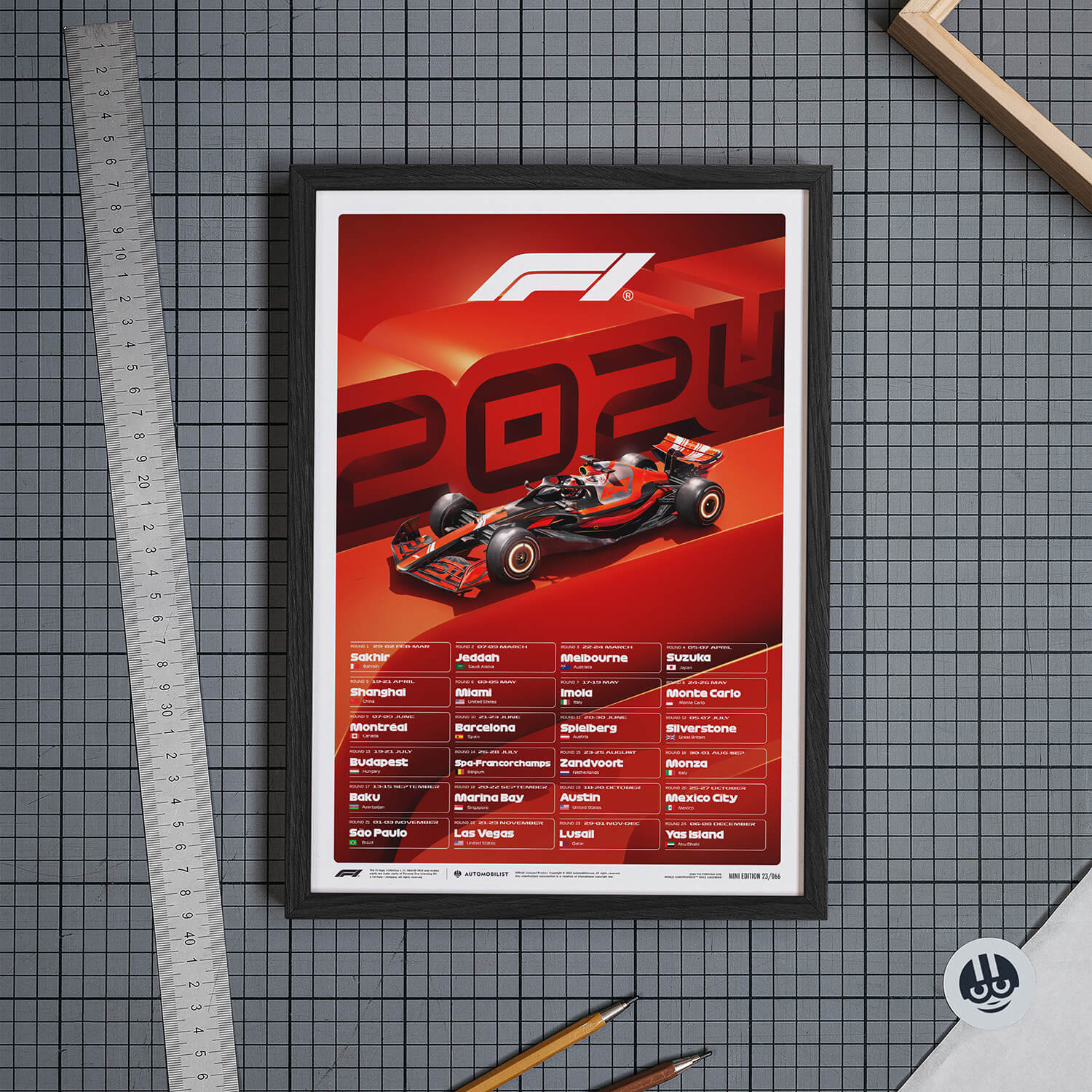 Formula 1® - Race Calendar - 2024