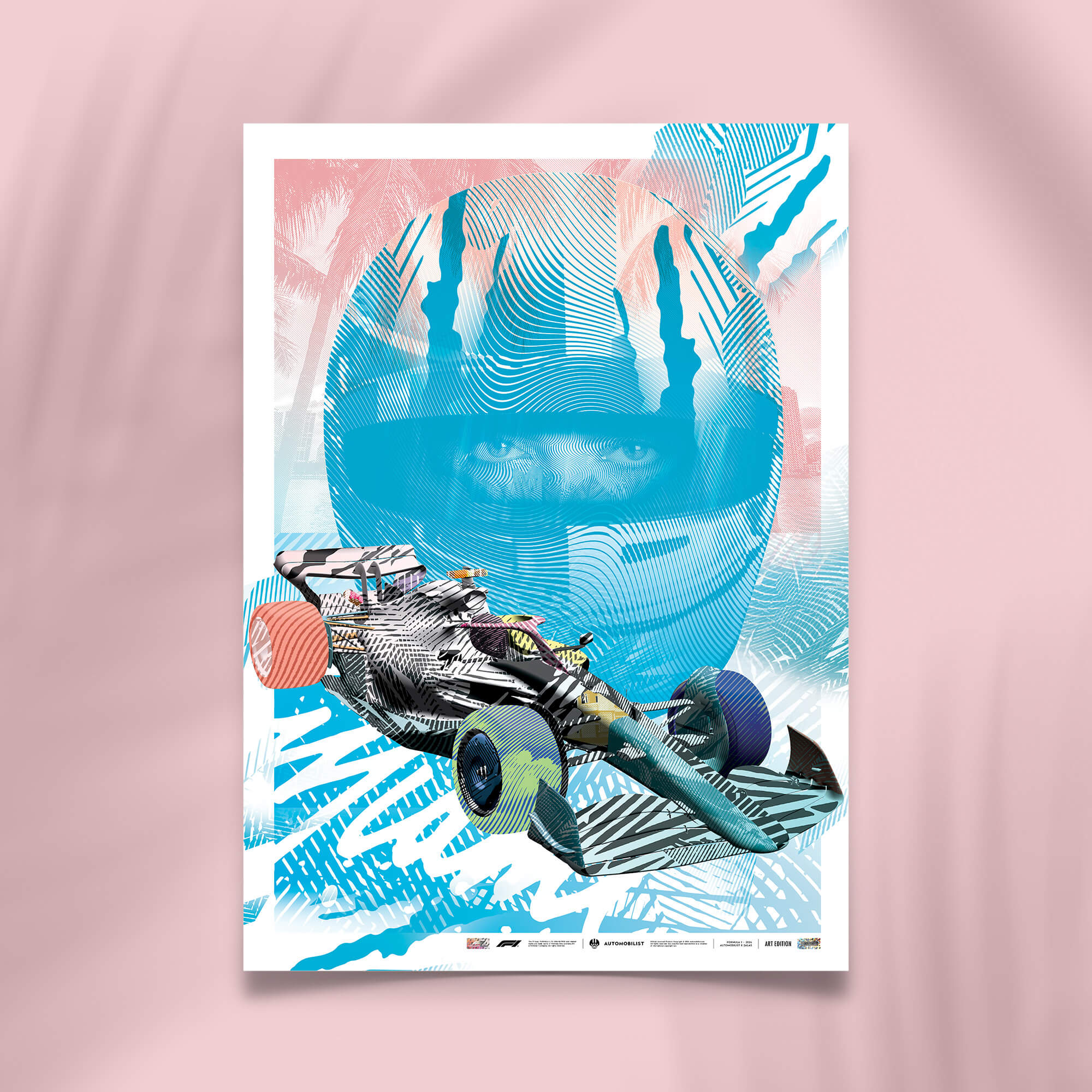 Formula 1® Print Store Artist Series - Miami Edition - 2ALAS - Blue