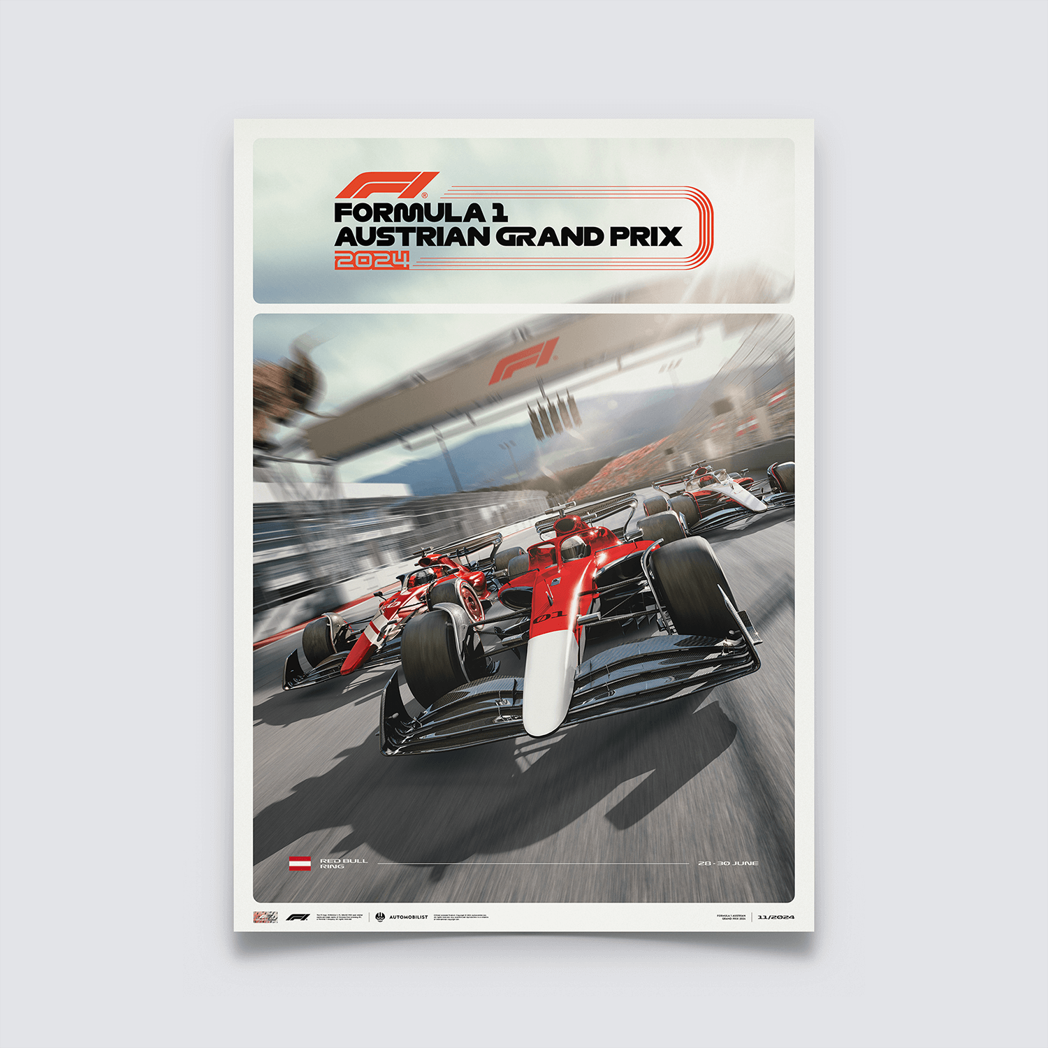 Japanese Grand Prix 2024 Formula 1 Grand Prix Poster Automobilist