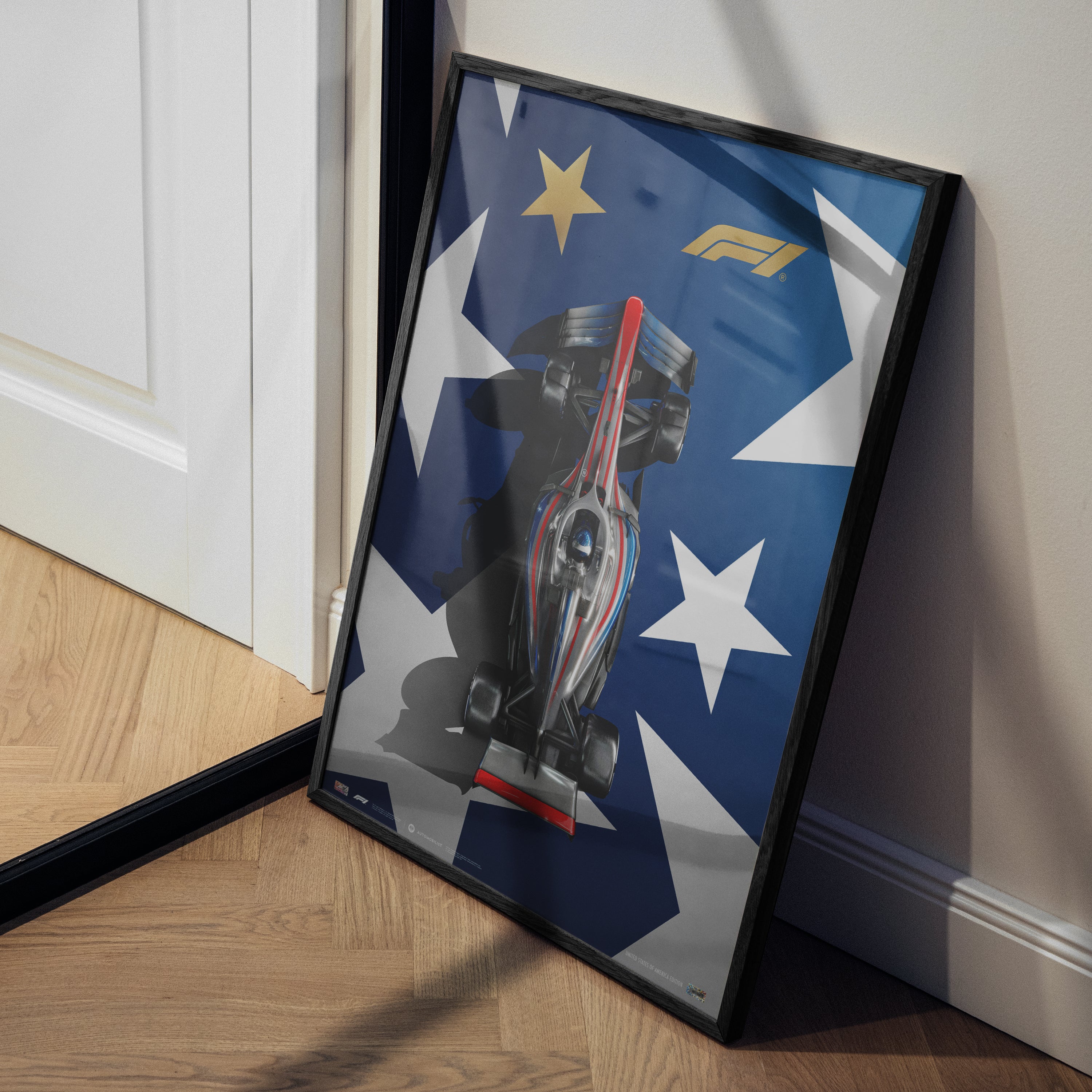 Pre-Framed Poster: American Tribute | 2024 Formula 1 | Collector’s Edition Poster