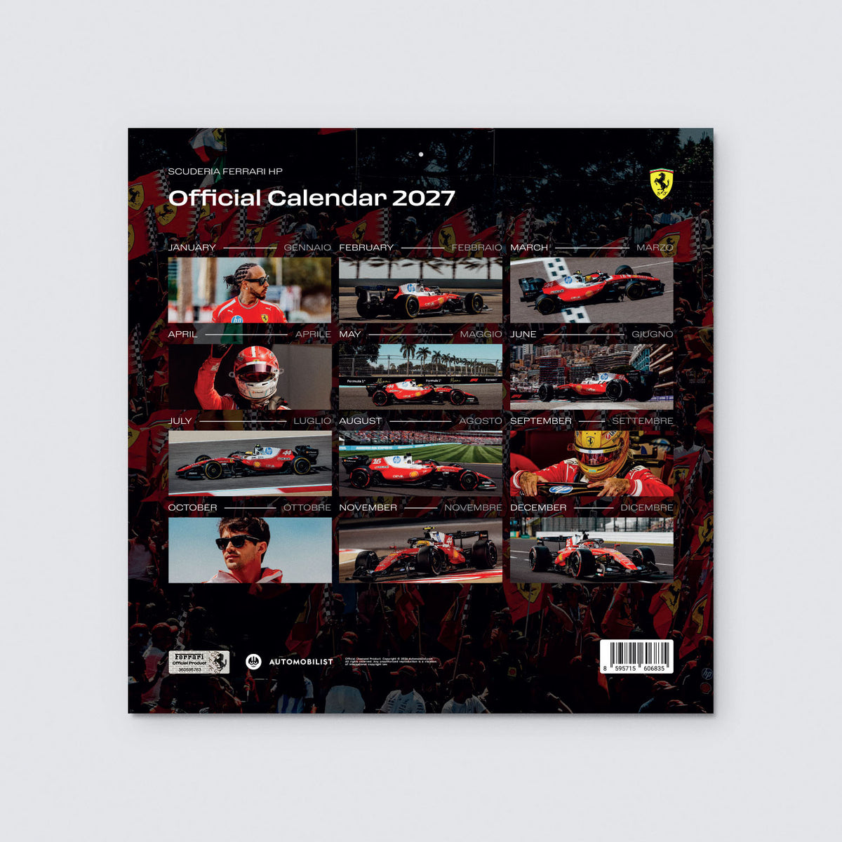 Scuderia Ferrari HP - Official Calendar - 2027