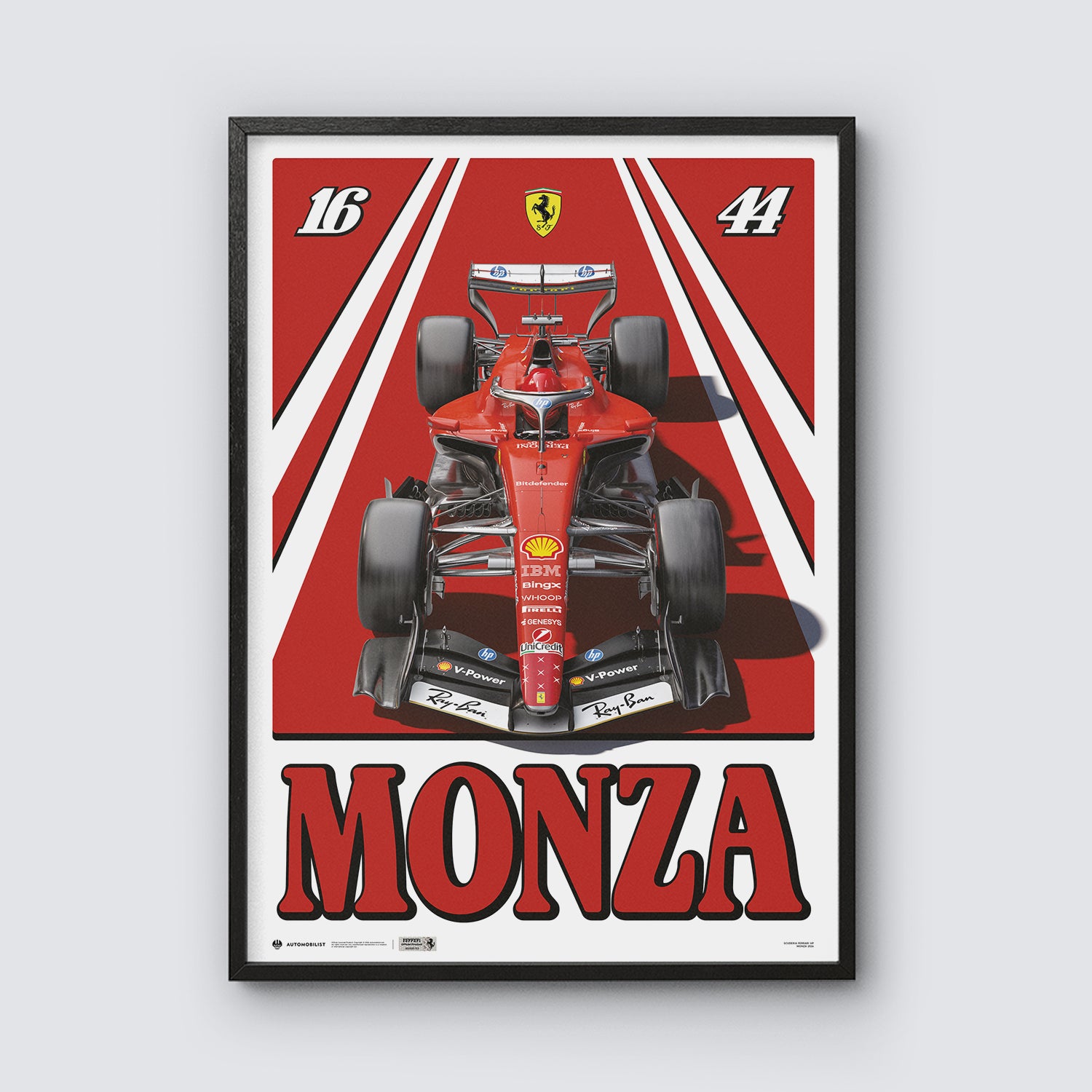 Scuderia Ferrari HP | Monza 2026 | Special Livery | Official Poster