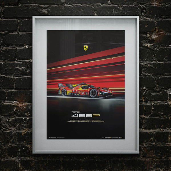 Ferrari 499P | 2024 World Endurance Championship | Collector’s Edition Ferrari Poster