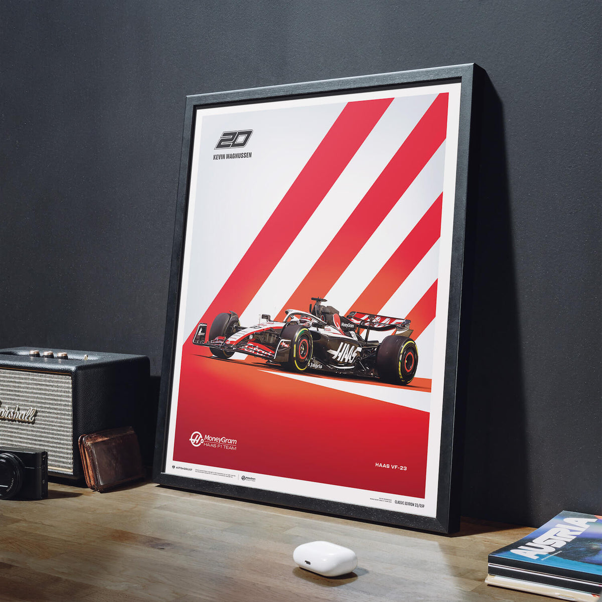 Moneygram Racing Kevin Magnussen | 2023 MoneyGram Haas F1 Team | Haas Poster | Automobilist