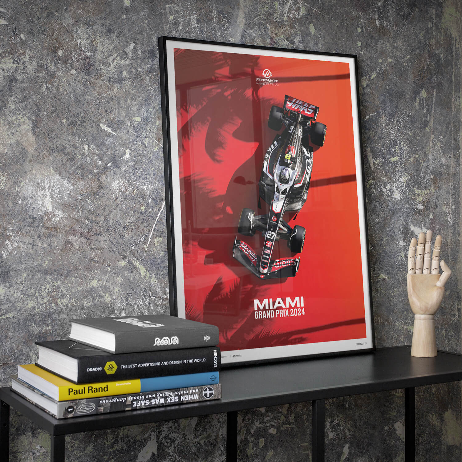 MoneyGram Haas F1 Team | 2024 Miami Grand Prix | Haas Poster