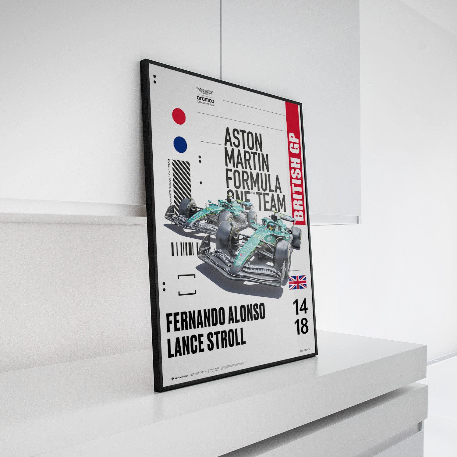 Aston Martin Aramco Formula One™ Team – Silverstone 2025 | Official Poster