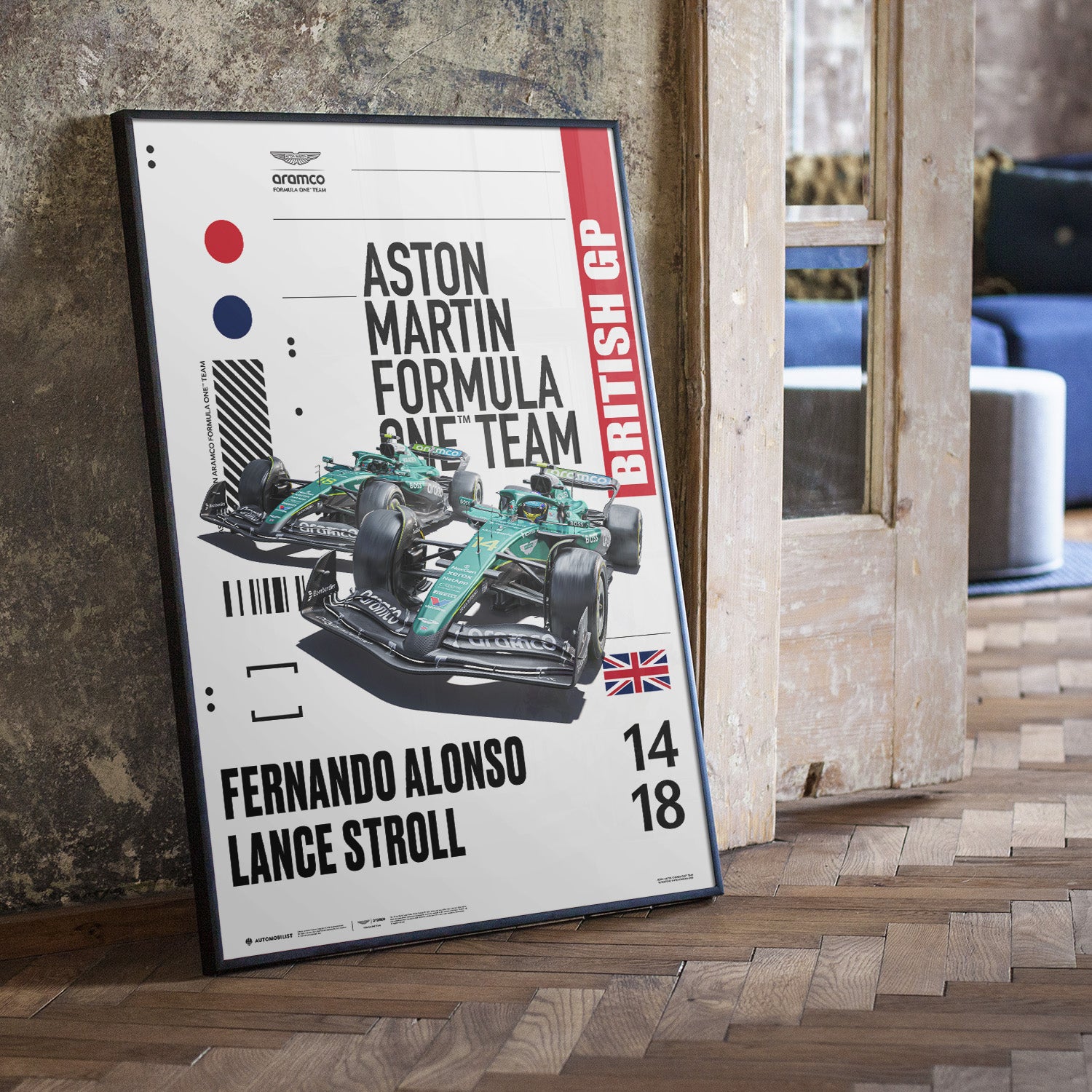 Aston Martin Aramco Formula One™ Team – Silverstone 2025 | Official Poster