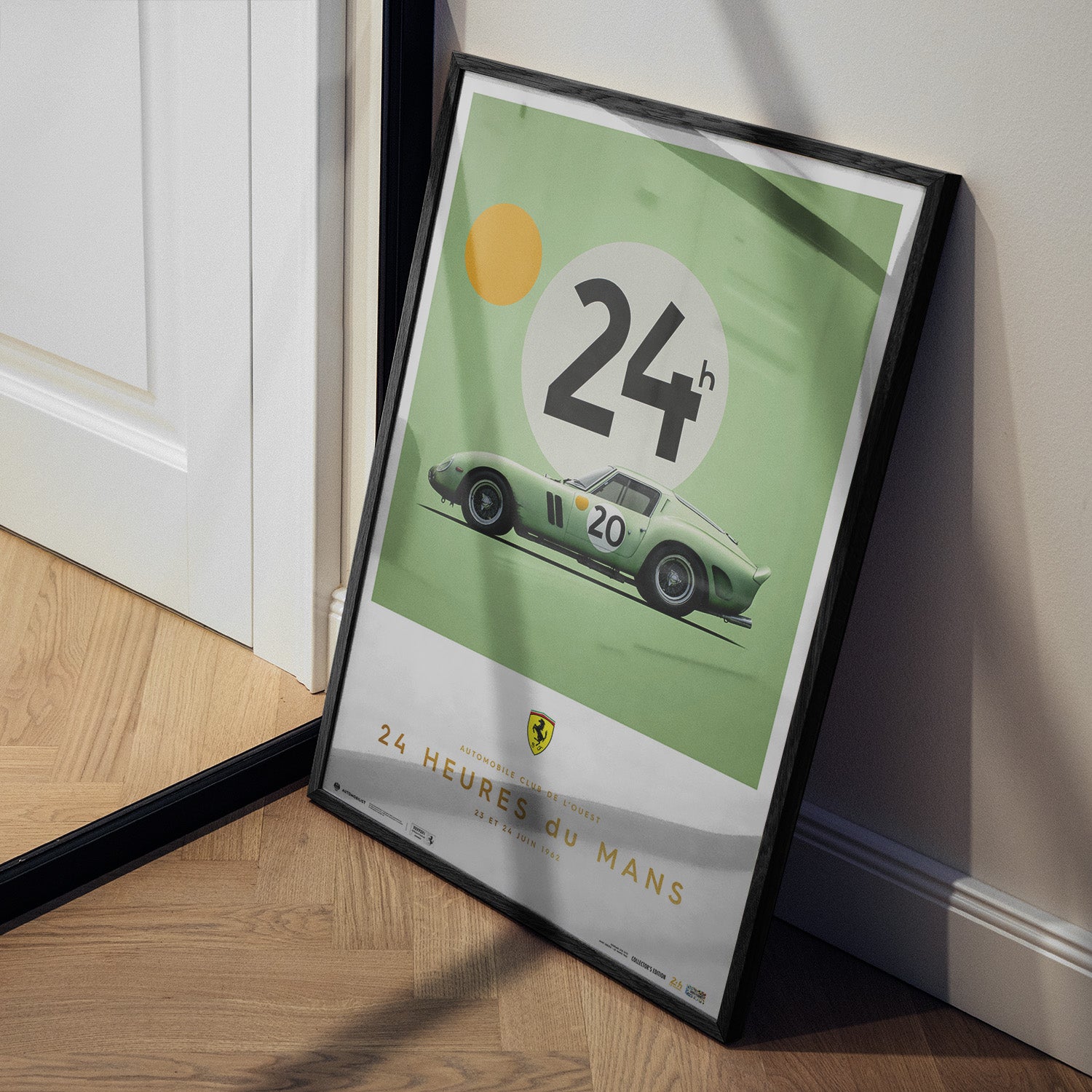 Ferrari 250 GTO | 1962 Green | Collector's Edition 24h Le Mans Poster