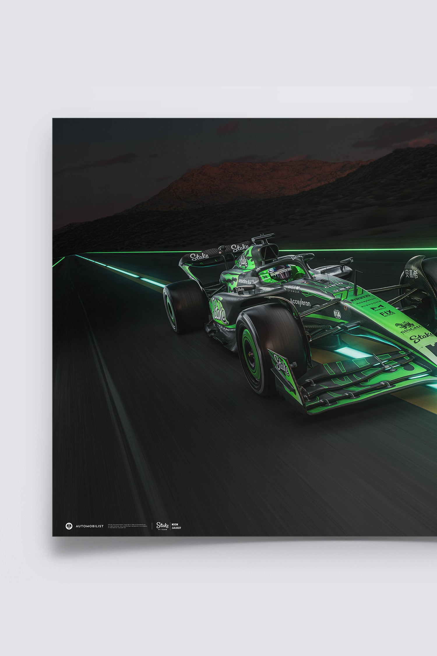 Stake F1 Team Kick Sauber - Las Vegas 2024 | Poster