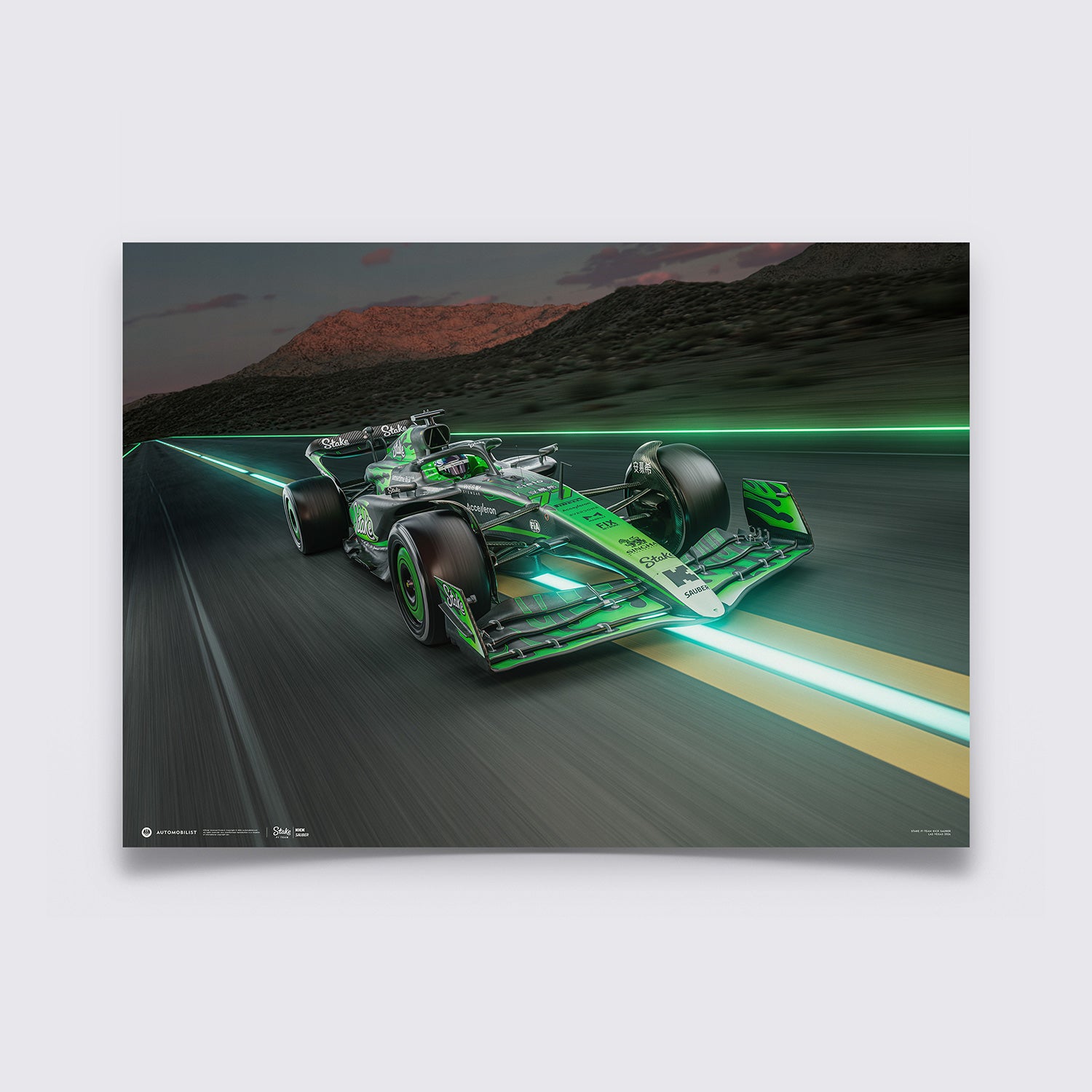 Stake F1 Team Kick Sauber - Las Vegas 2024 | Poster