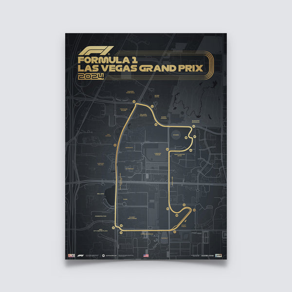 Las Vegas Strip Circuit - Formula 1® - 2024 | Collector's Edition Poster