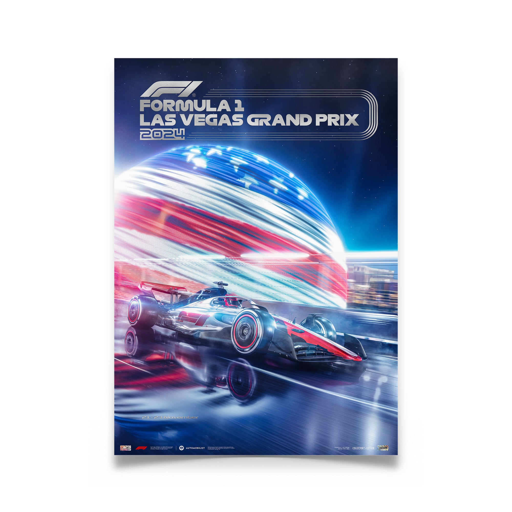 FORMULA 1 LAS VEGAS GRAND PRIX 2024 - Night Race | Collector’s Poster