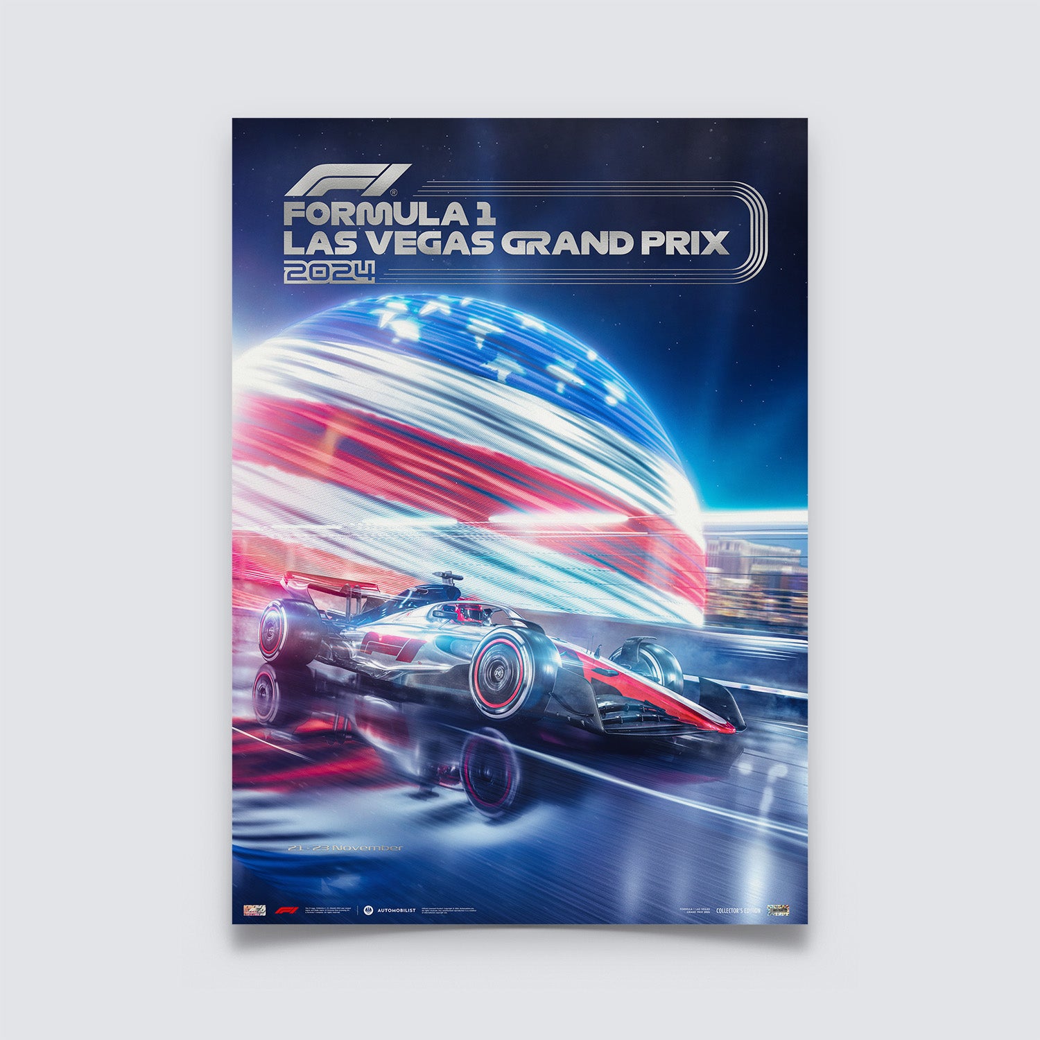 FORMULA 1 LAS VEGAS GRAND PRIX 2024 - Night Race | Collector’s Poster