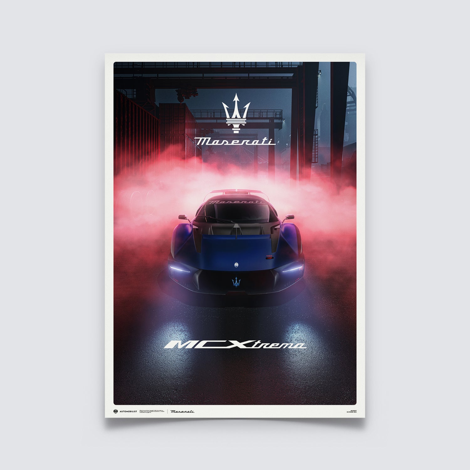 Maserati MCXtrema 2023 Track-Ready Model | Poster