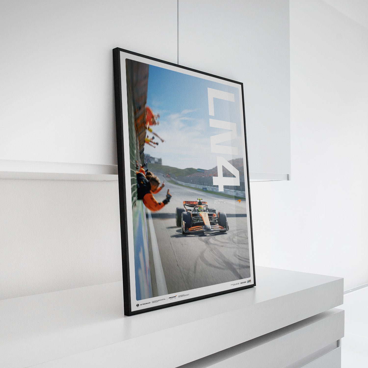 Pre-Framed Poster: McLaren Formula 1 Team - Lando Norris - Zandvoort 2024 Victory | Limited Edition Poster of 500