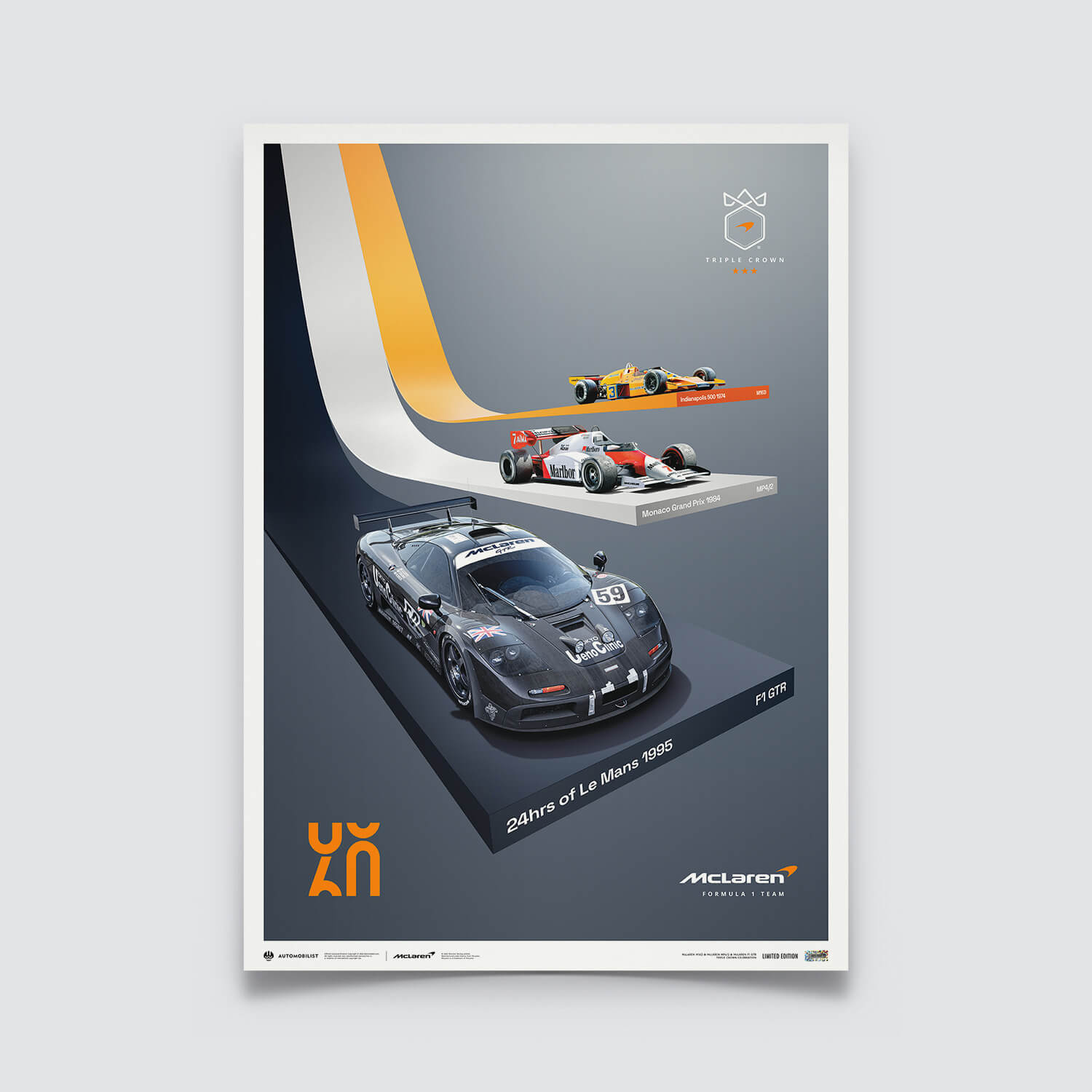 McLaren Racing - The Triple Crown - 60th Anniversary